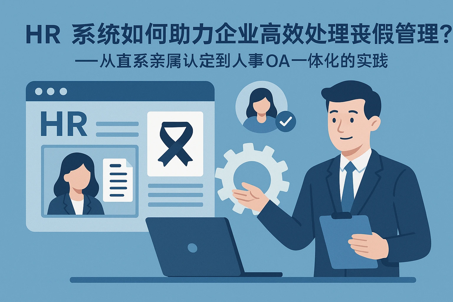 HR系统如何助力企业高效处理丧假管理？——从直系亲属认定到人事OA一体化的实践