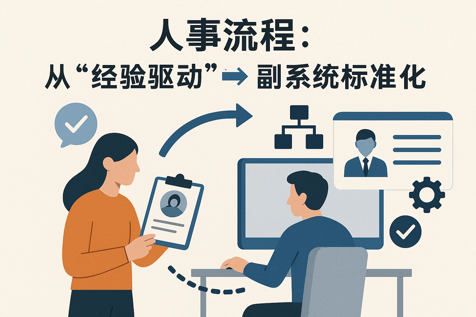 2. 人事流程：从“经验驱动”到“系统标准化”
