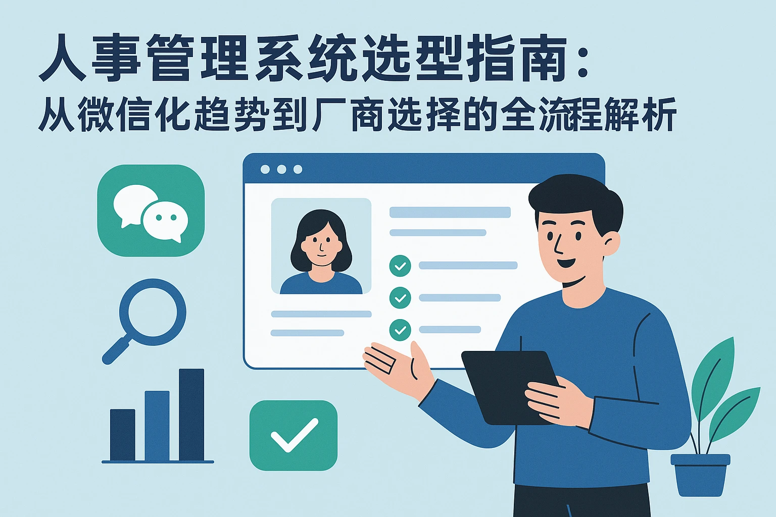 人事管理系统选型指南：从微信化趋势到厂商选择的全流程解析