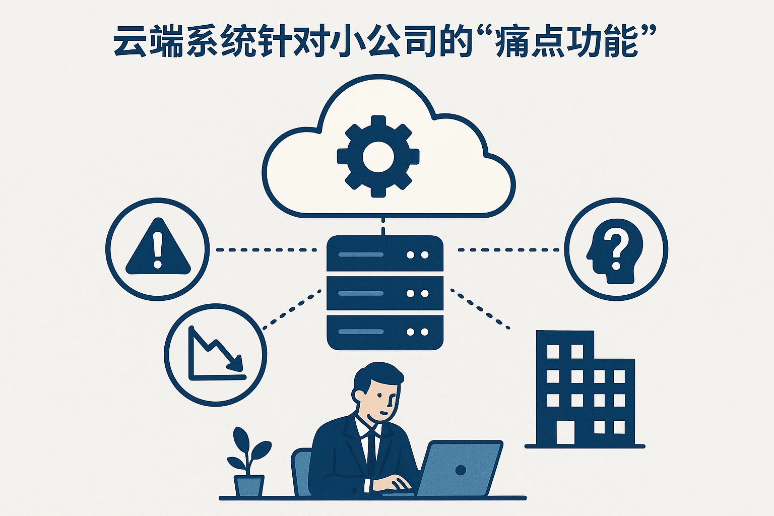 2. 云端系统针对小公司的“痛点功能”
