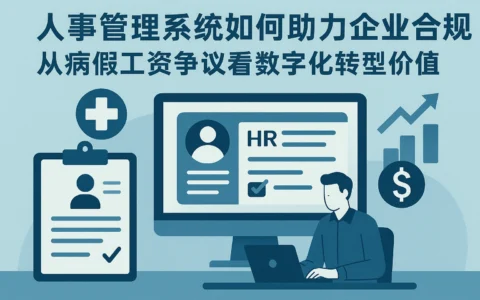 人事管理系统如何助力企业合规：从病假工资争议看数字化转型价值