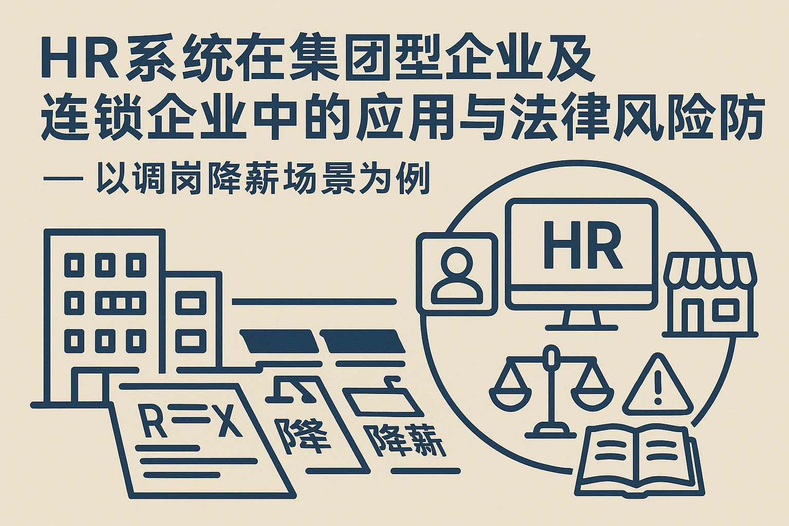 HR系统在集团型企业及连锁企业中的应用与法律风险防控 —— 以调岗降薪场景为例