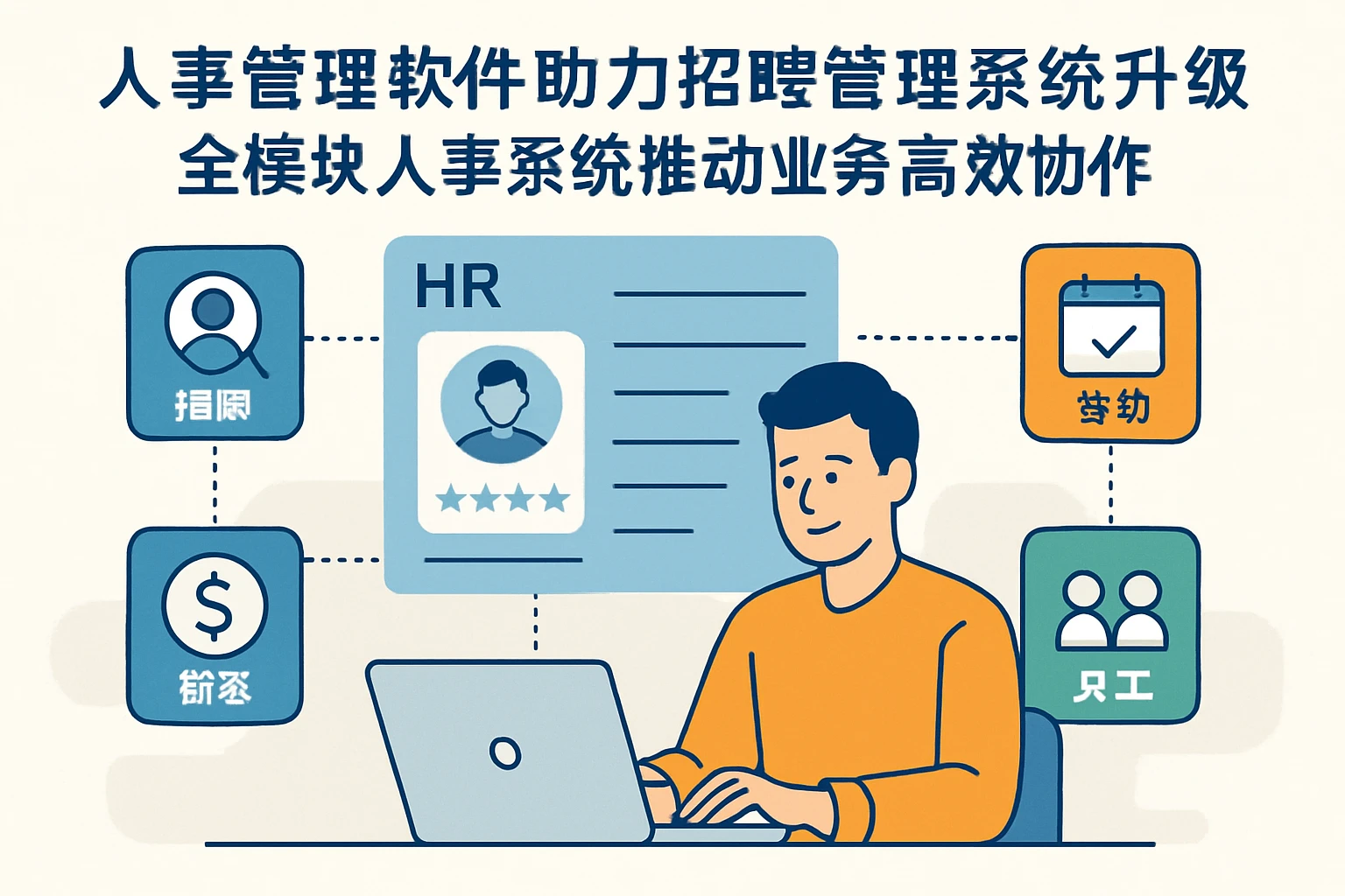 人事管理软件助力招聘管理系统升级，全模块人事系统推动业务高效协作