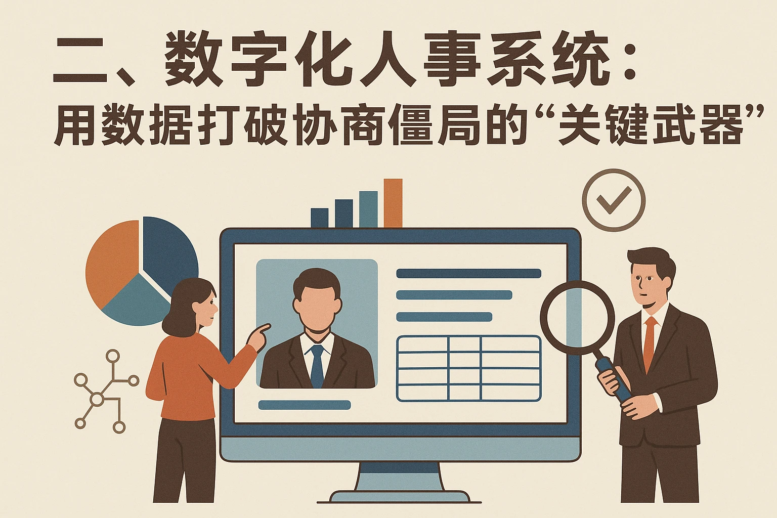二、数字化人事系统：用数据打破协商僵局的“关键武器”