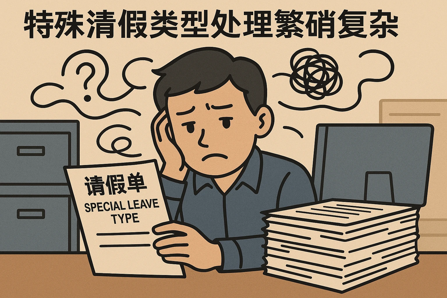 特殊请假类型处理繁琐复杂