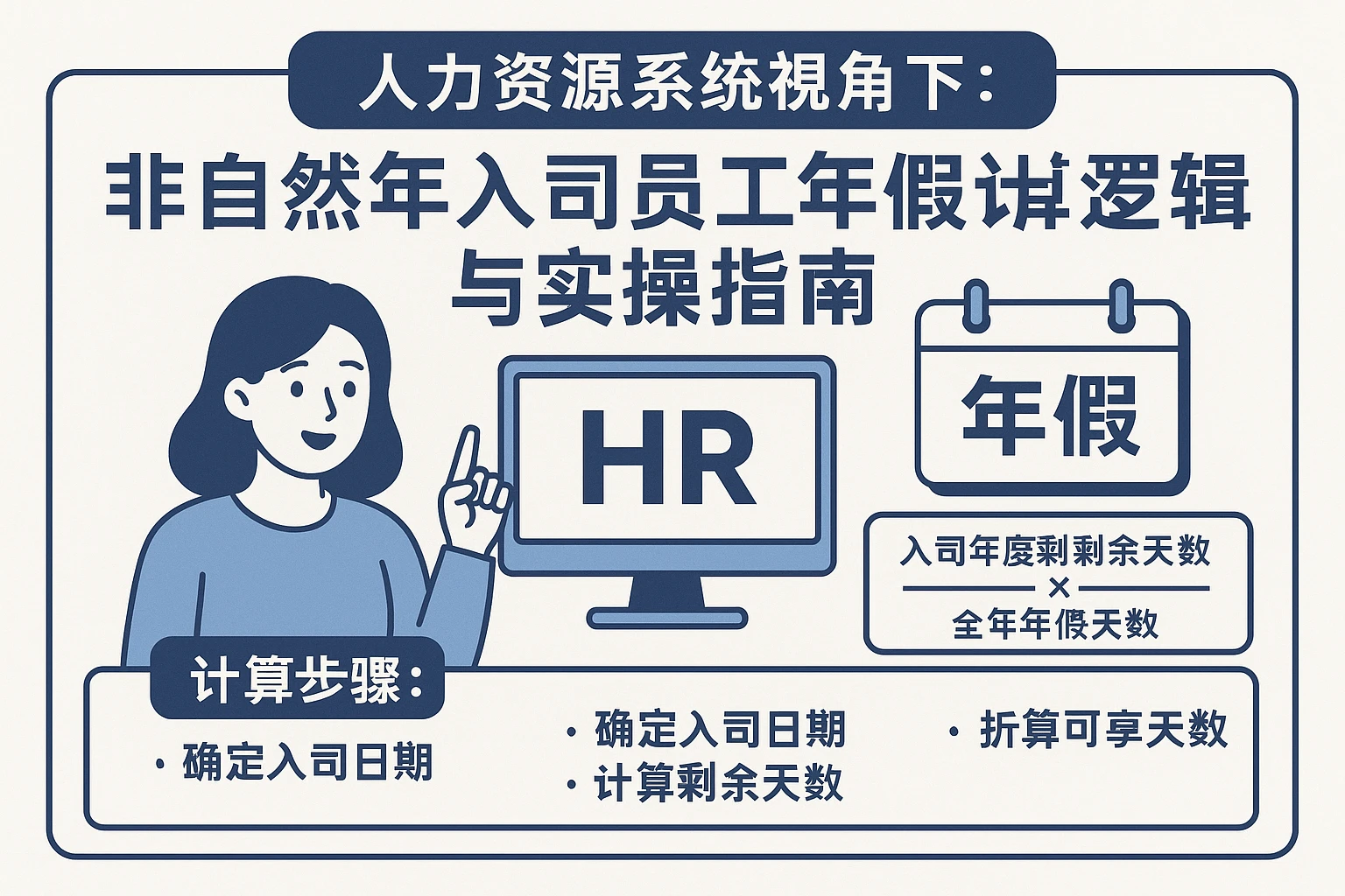 人力资源系统视角下：非自然年入司员工年假计算逻辑与实操指南