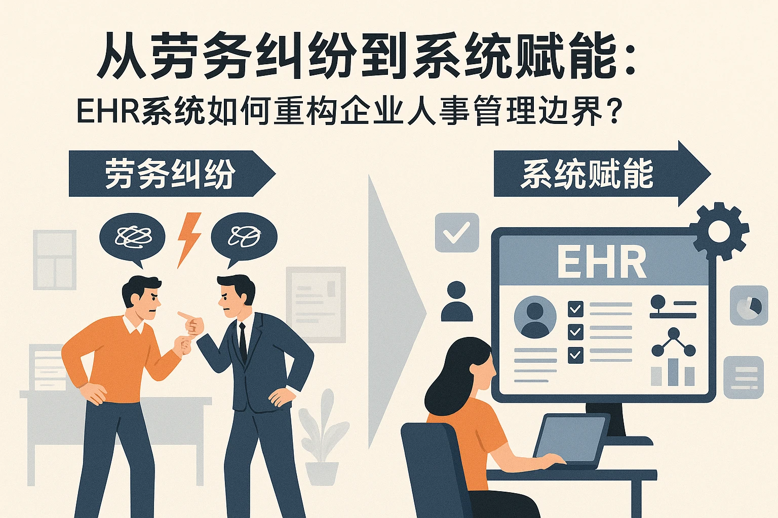 从劳务纠纷到系统赋能：EHR系统如何重构企业人事管理边界？
