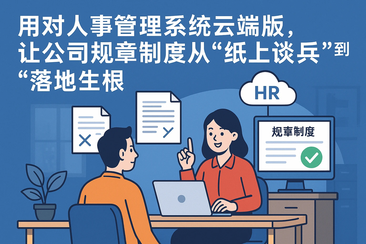 用对人事管理系统云端版，让公司规章制度从“纸上谈兵”到“落地生根”