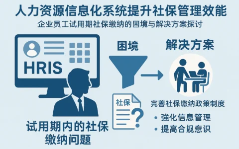 人力资源信息化系统提升社保管理效能——企业员工试用期社保缴纳的困境与解决方案探讨
