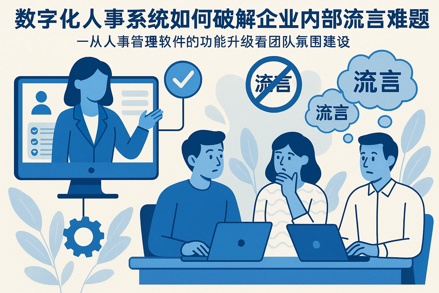 数字化人事系统如何破解企业内部流言难题——从人事管理软件的功能升级看团队氛围建设