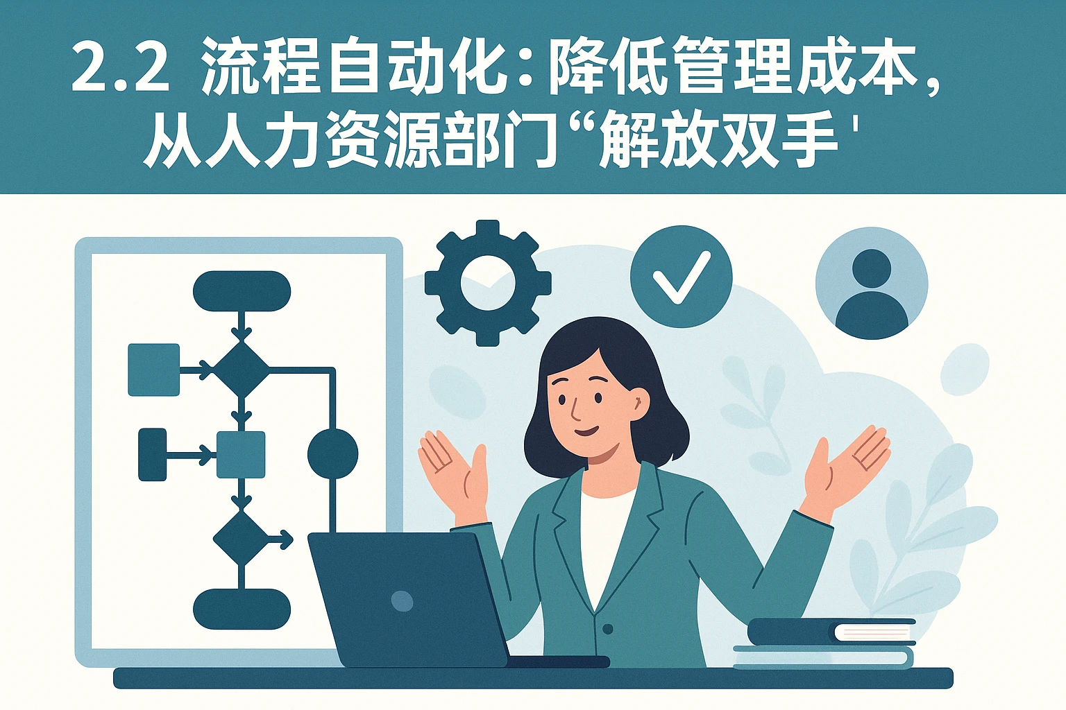 2.2 流程自动化：降低管理成本，让人力资源部门“解放双手”