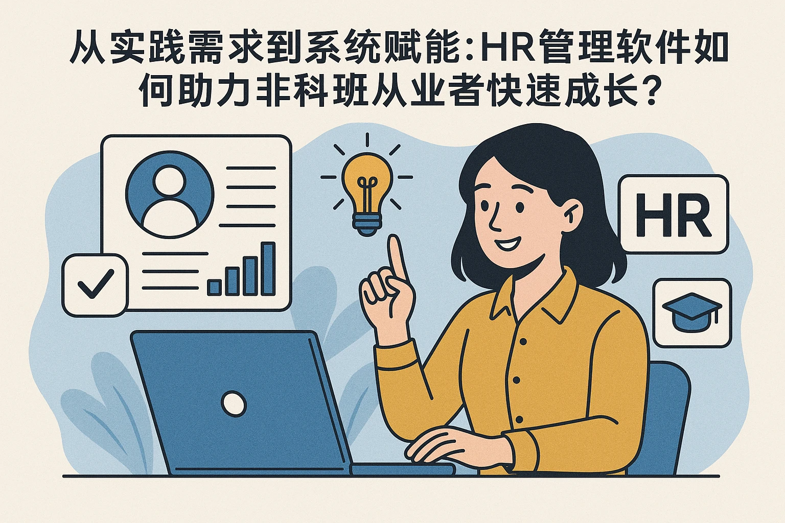 从实践需求到系统赋能：HR管理软件如何助力非科班从业者快速成长？