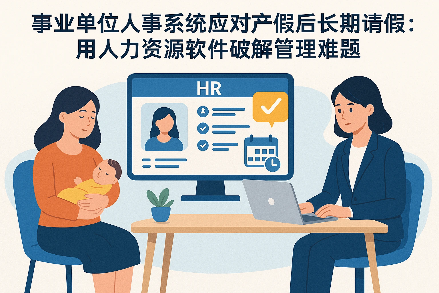 事业单位人事系统应对产假后长期请假：用人力资源软件破解管理难题