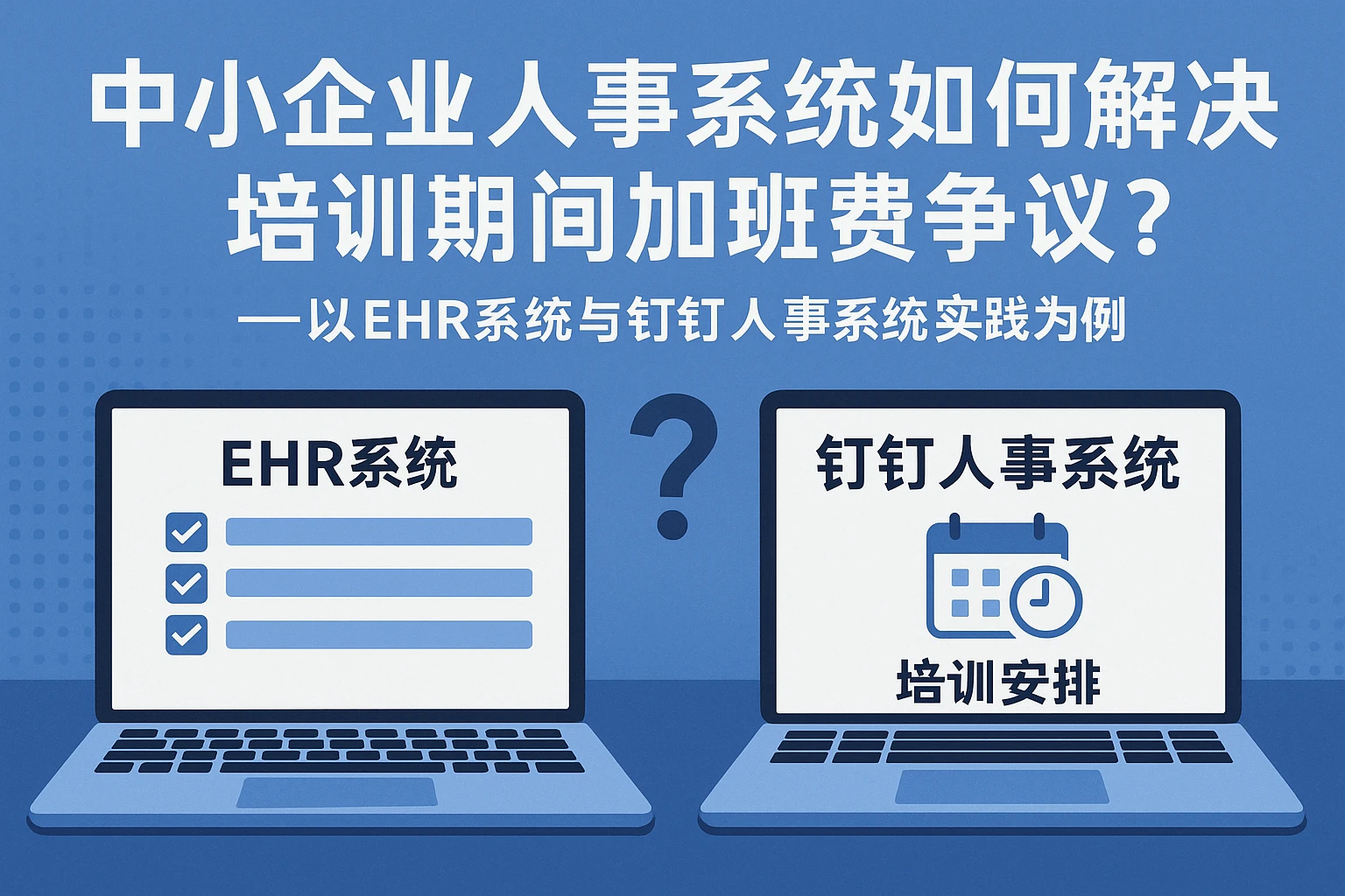 中小企业人事系统如何解决培训期间加班费争议？——以EHR系统与钉钉人事系统实践为例