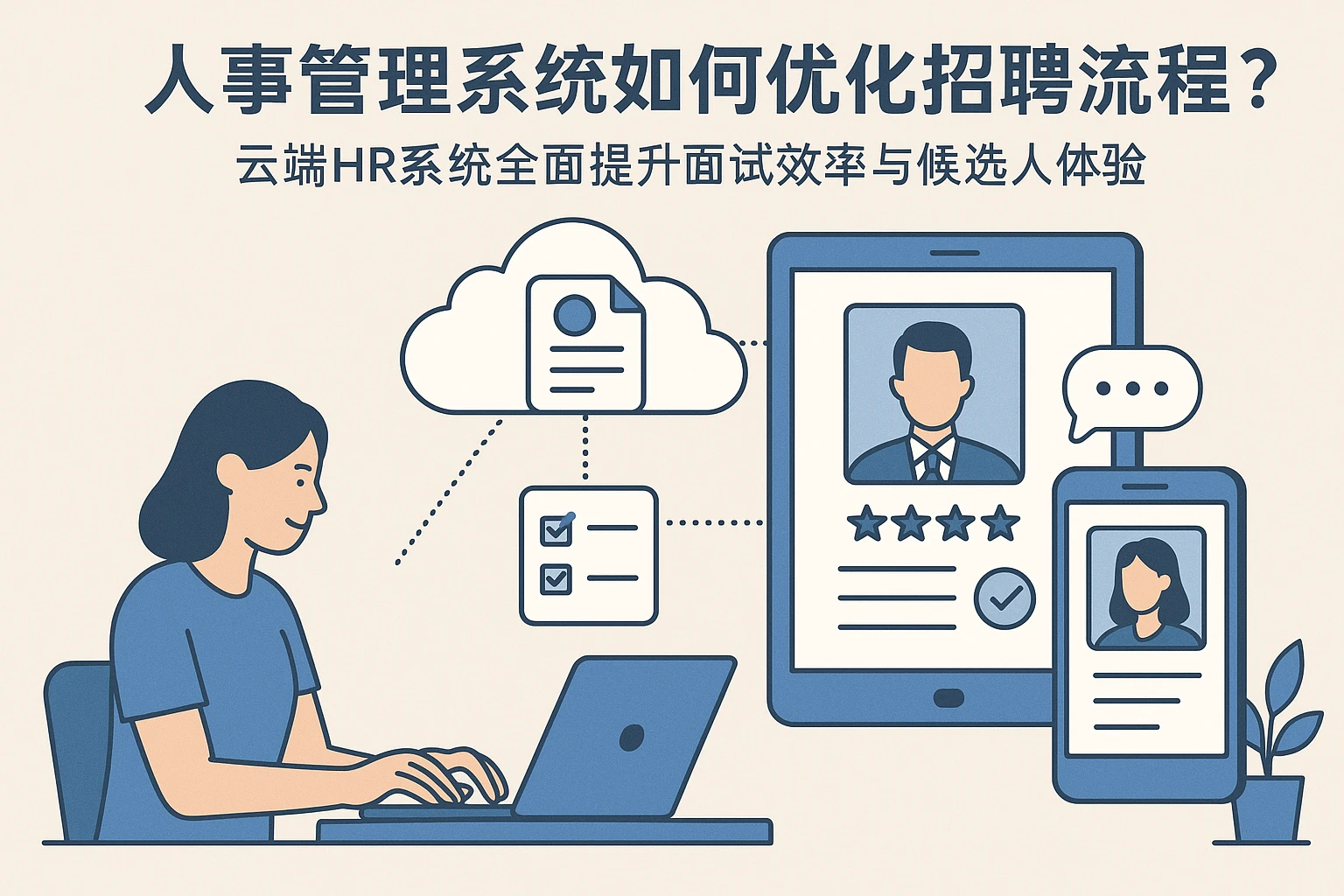 人事管理系统如何优化招聘流程？云端HR系统全面提升面试效率与候选人体验