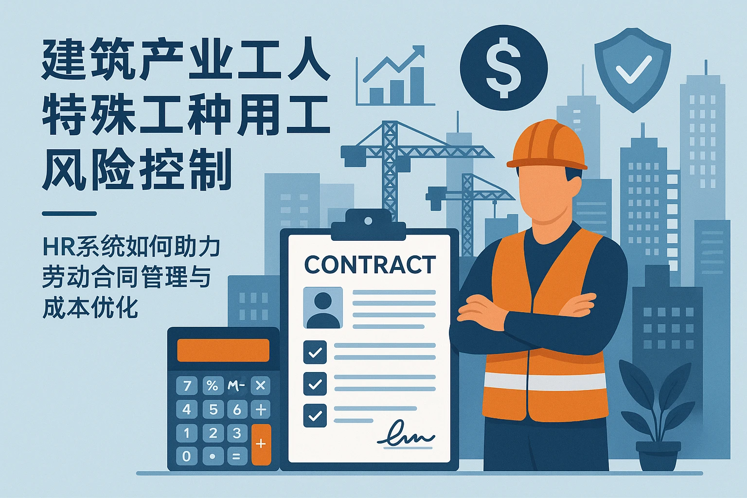 建筑产业工人特殊工种用工风险控制：HR系统如何助力劳动合同管理与成本优化