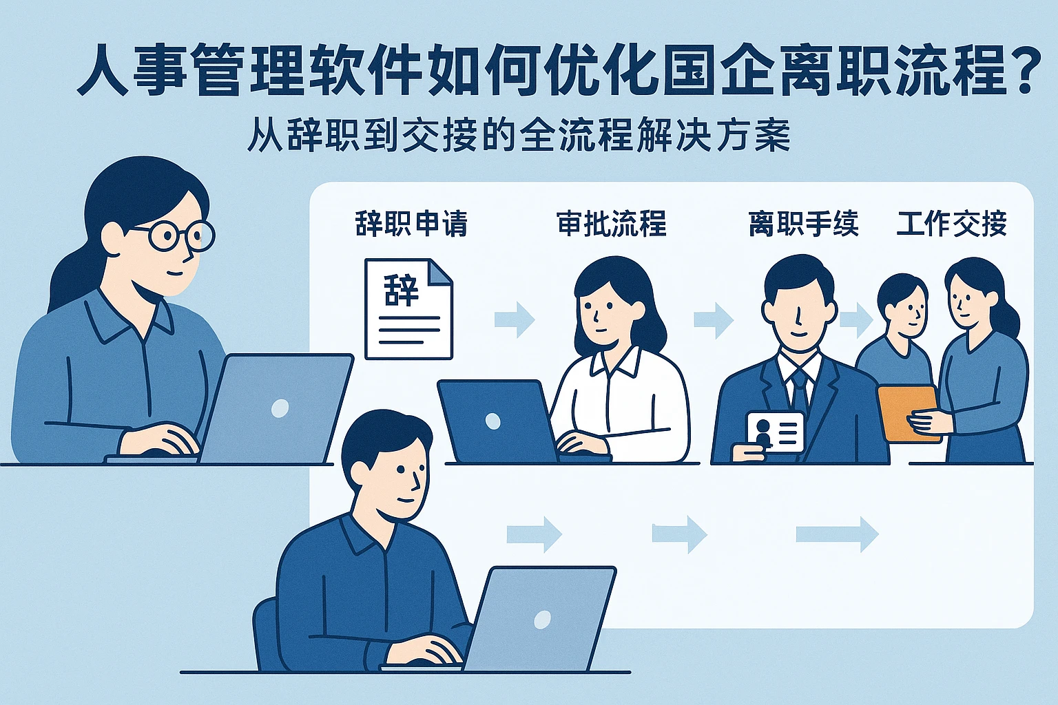 人事管理软件如何优化国企离职流程？从辞职到交接的全流程解决方案