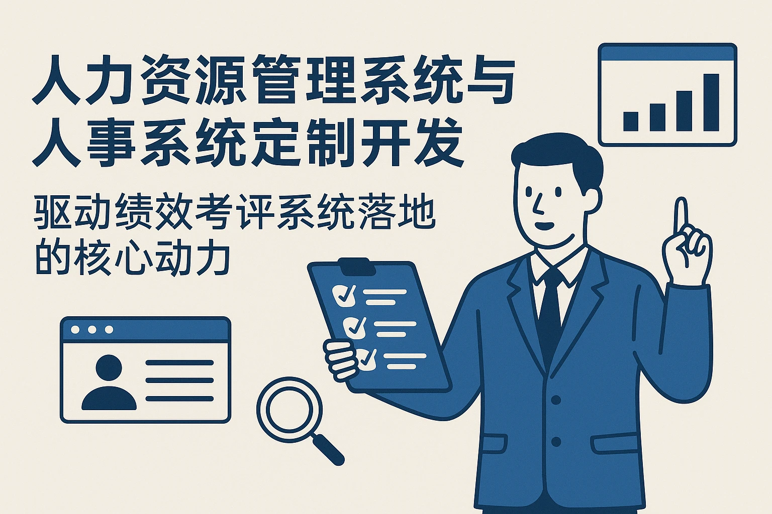 人力资源管理系统与人事系统定制开发：驱动绩效考评系统落地的核心动力