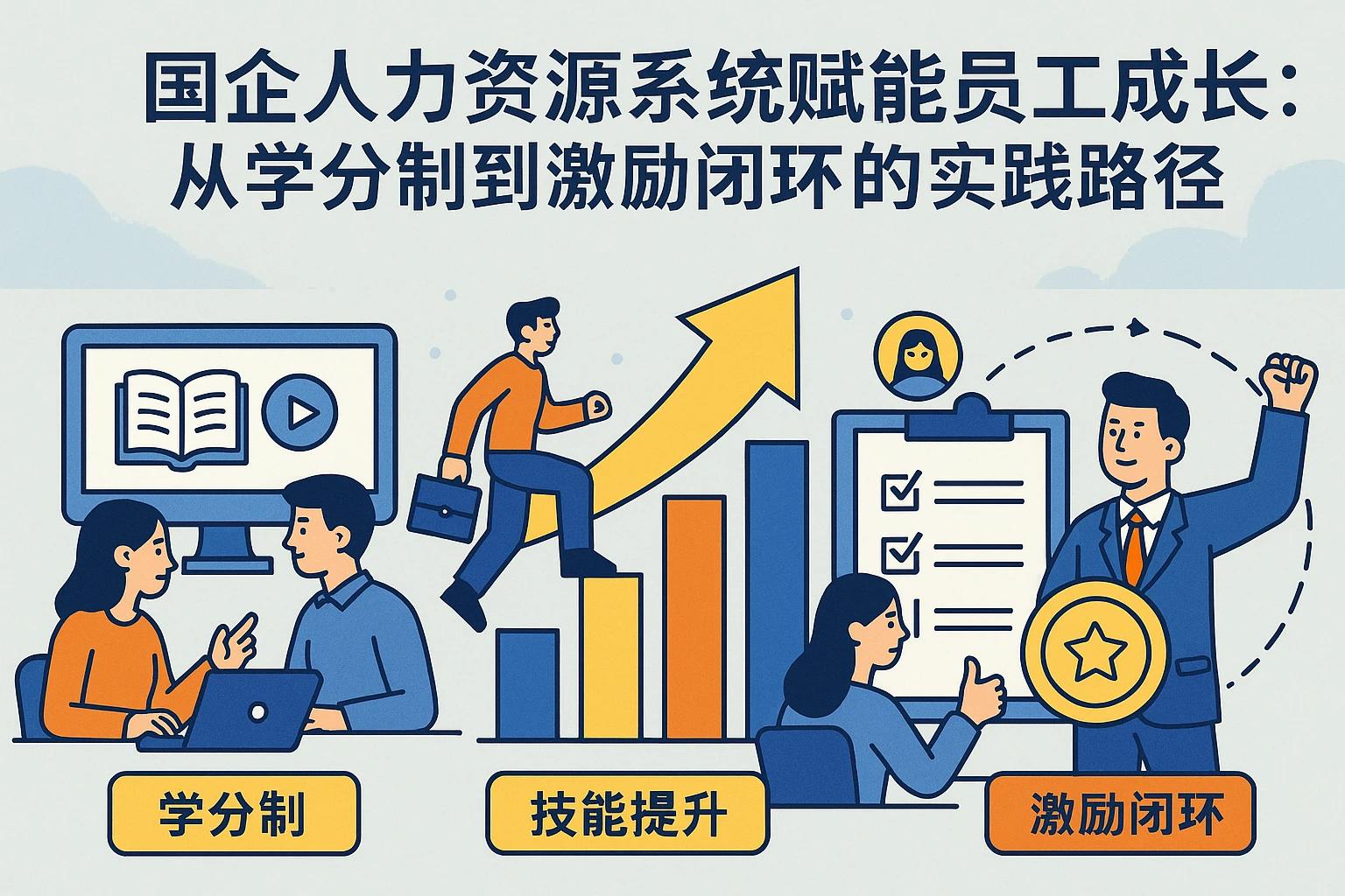 国企人力资源系统赋能员工成长：从学分制到激励闭环的实践路径