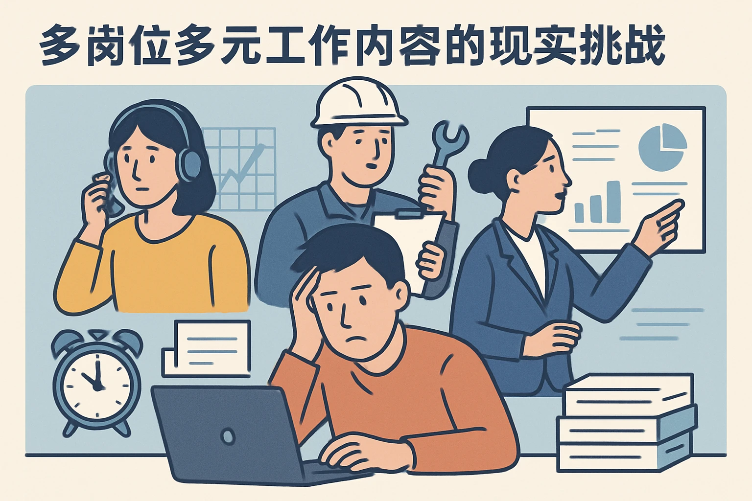 多岗位多元工作内容的现实挑战