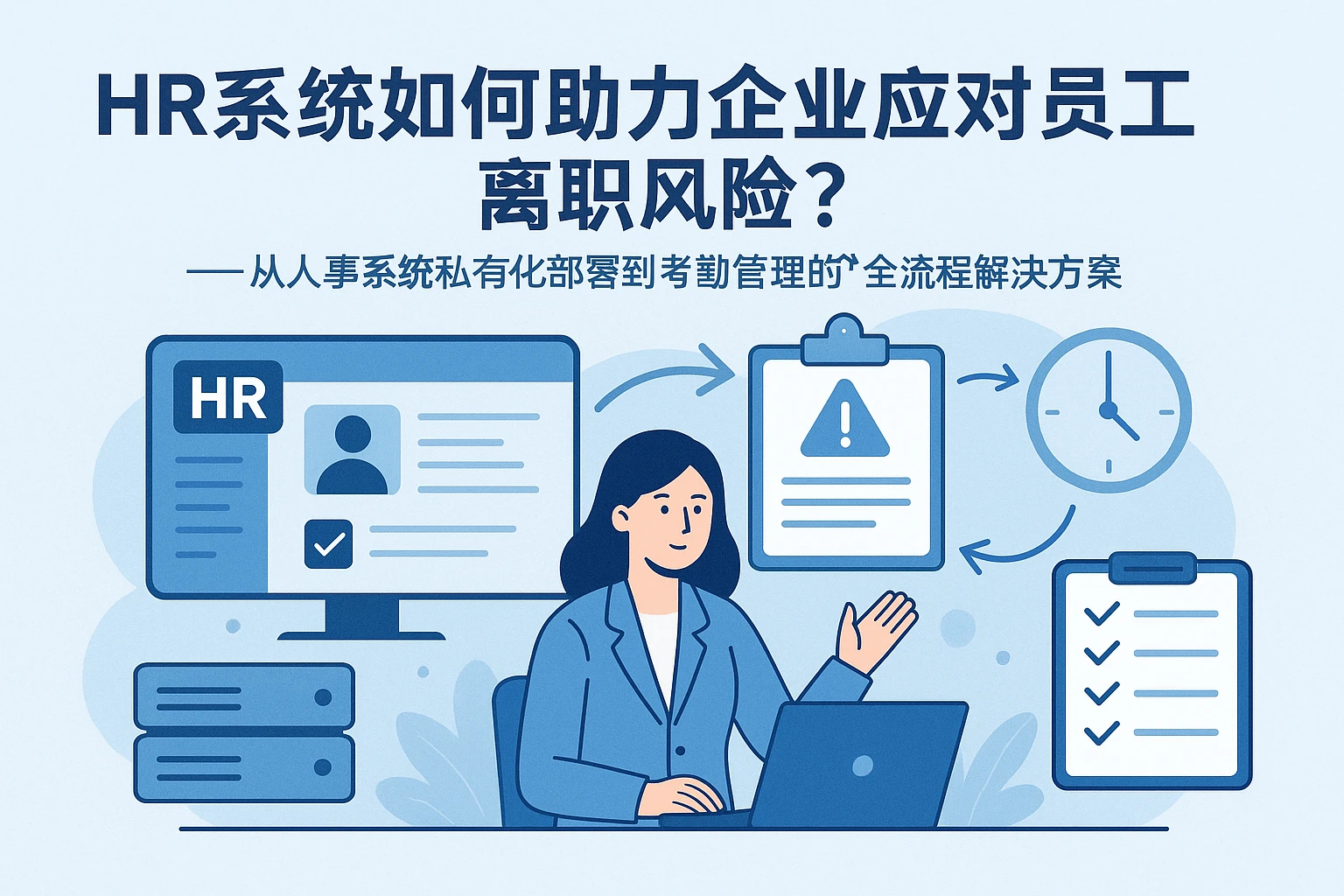 HR系统如何助力企业应对员工离职风险？——从人事系统私有化部署到考勤管理的全流程解决方案