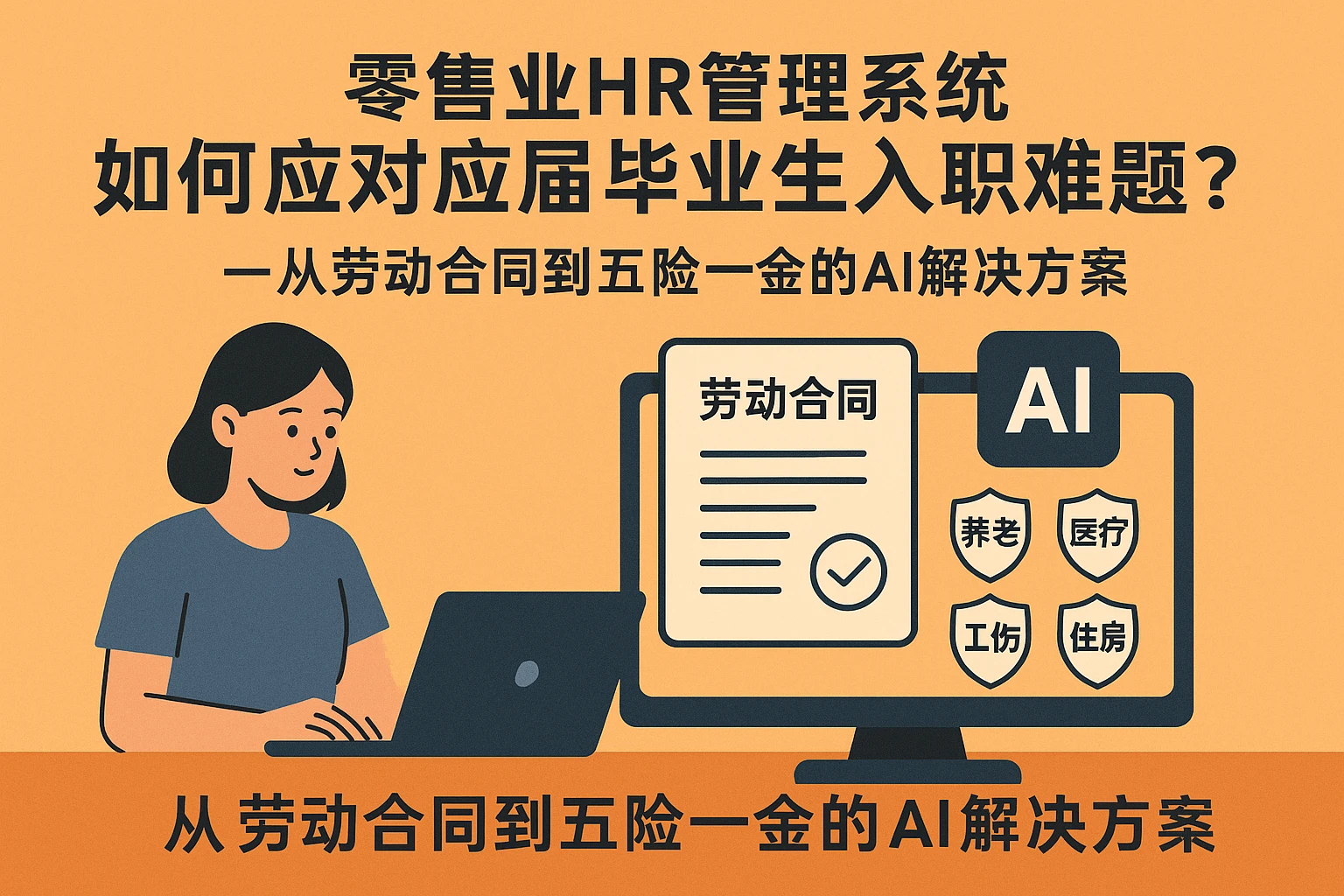 零售业HR管理系统如何应对应届毕业生入职难题？——从劳动合同到五险一金的AI解决方案