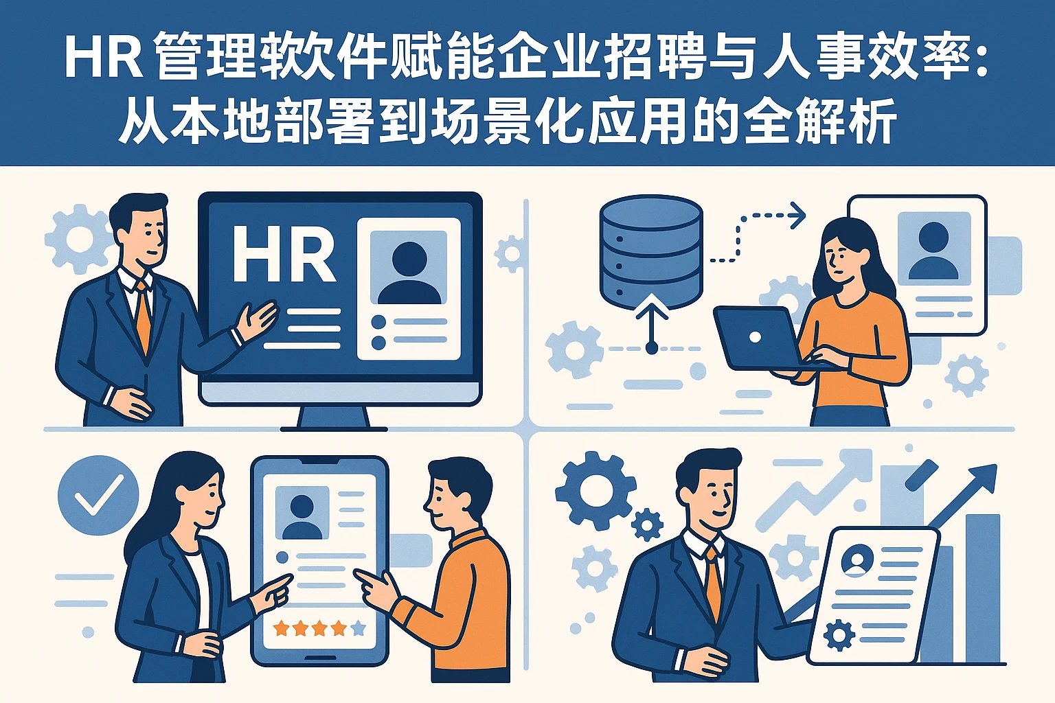 HR管理软件赋能企业招聘与人事效率：从本地部署到场景化应用的全解析
