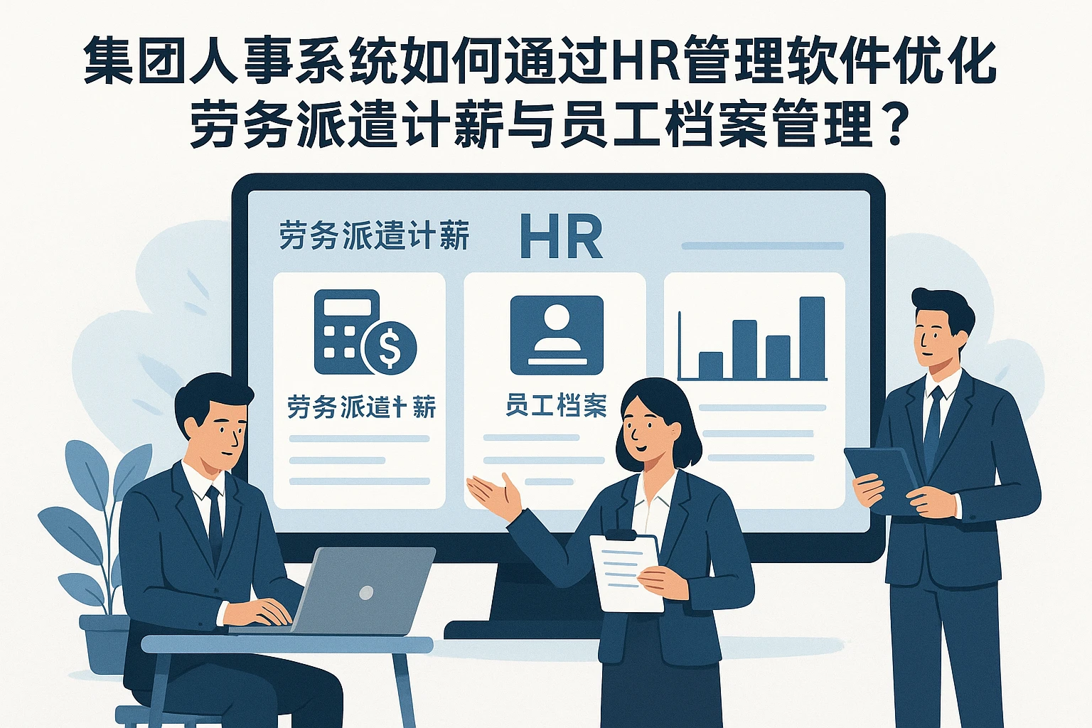 集团人事系统如何通过HR管理软件优化劳务派遣计薪与员工档案管理？