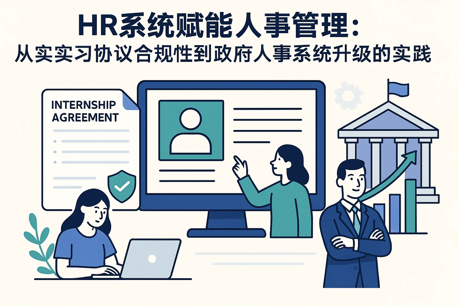 HR系统赋能人事管理：从实习协议合规性到政府人事系统升级的实践路径