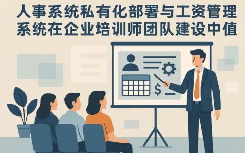 人事系统私有化部署与工资管理系统在企业培训师团队建设中的应用与价值