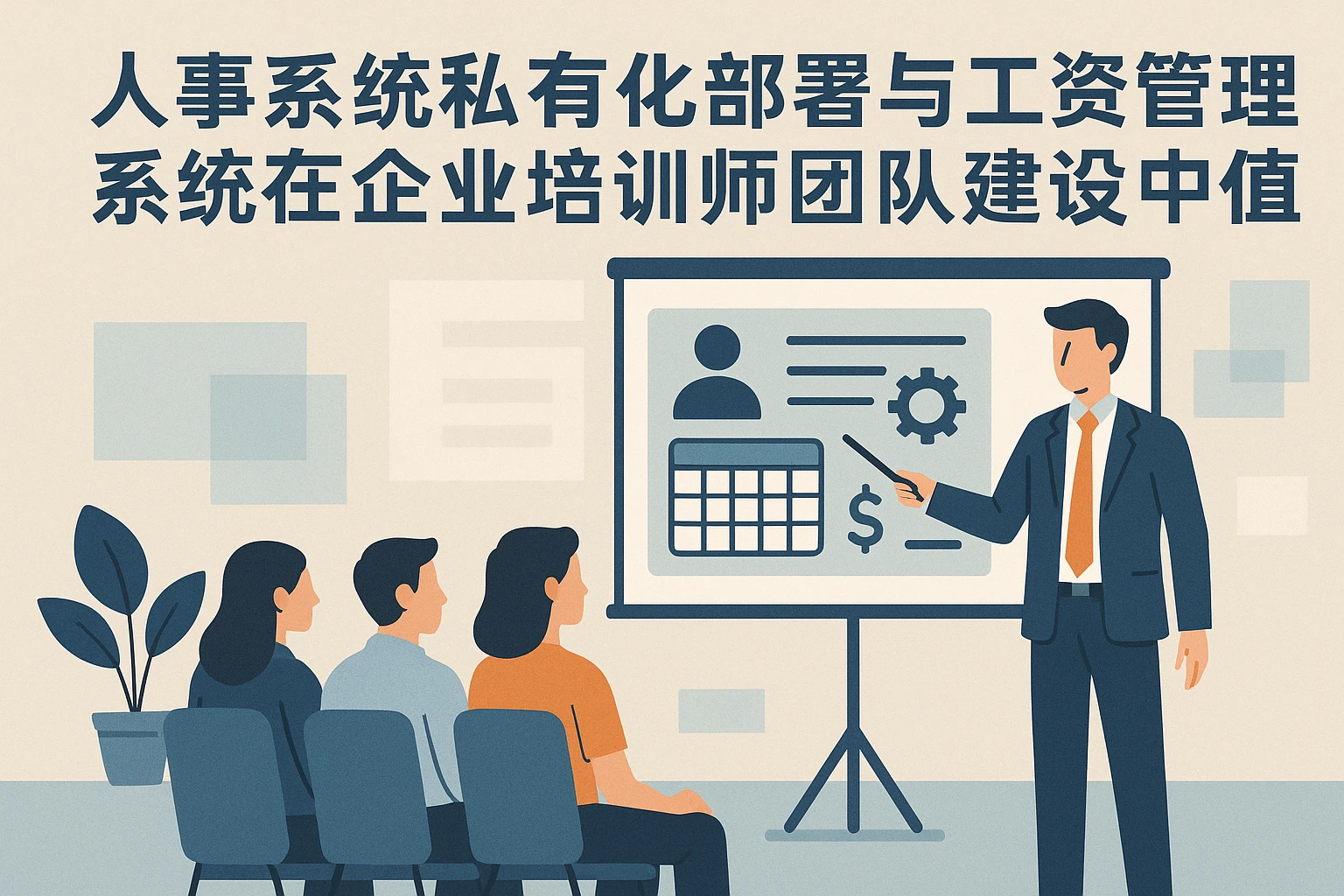 人事系统私有化部署与工资管理系统在企业培训师团队建设中的应用与价值