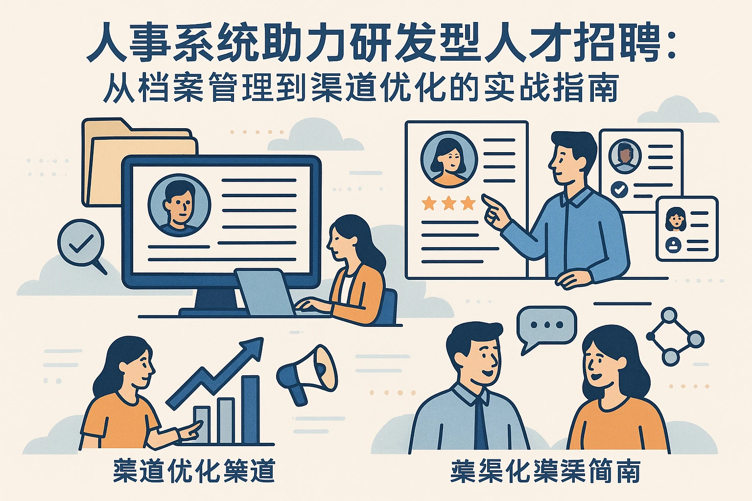 人事系统助力研发型人才招聘：从档案管理到渠道优化的实战指南