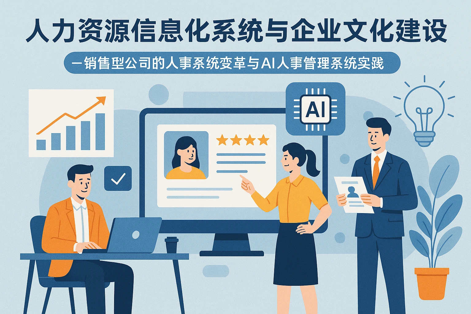 人力资源信息化系统与企业文化建设——销售型公司的人事系统变革与AI人事管理系统实践