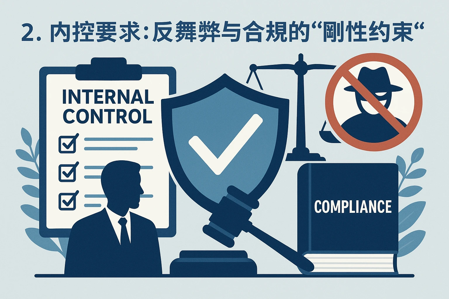 2. 内控要求：反舞弊与合规的“刚性约束”