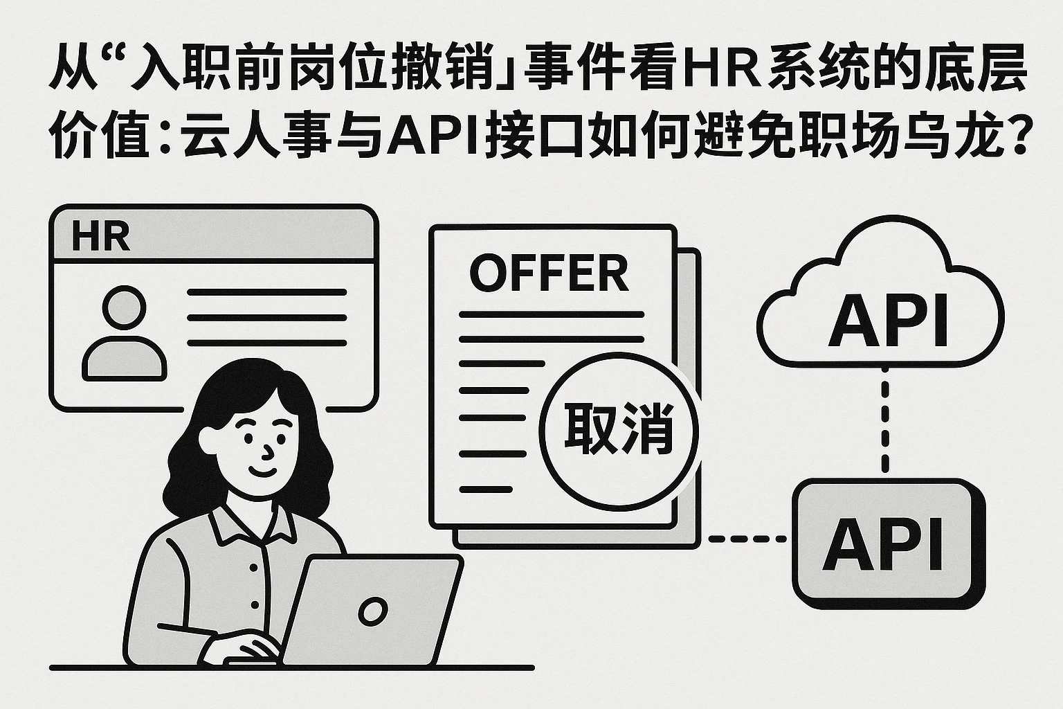 从“入职前岗位撤销”事件看HR系统的底层价值：云人事与API接口如何避免职场乌龙？