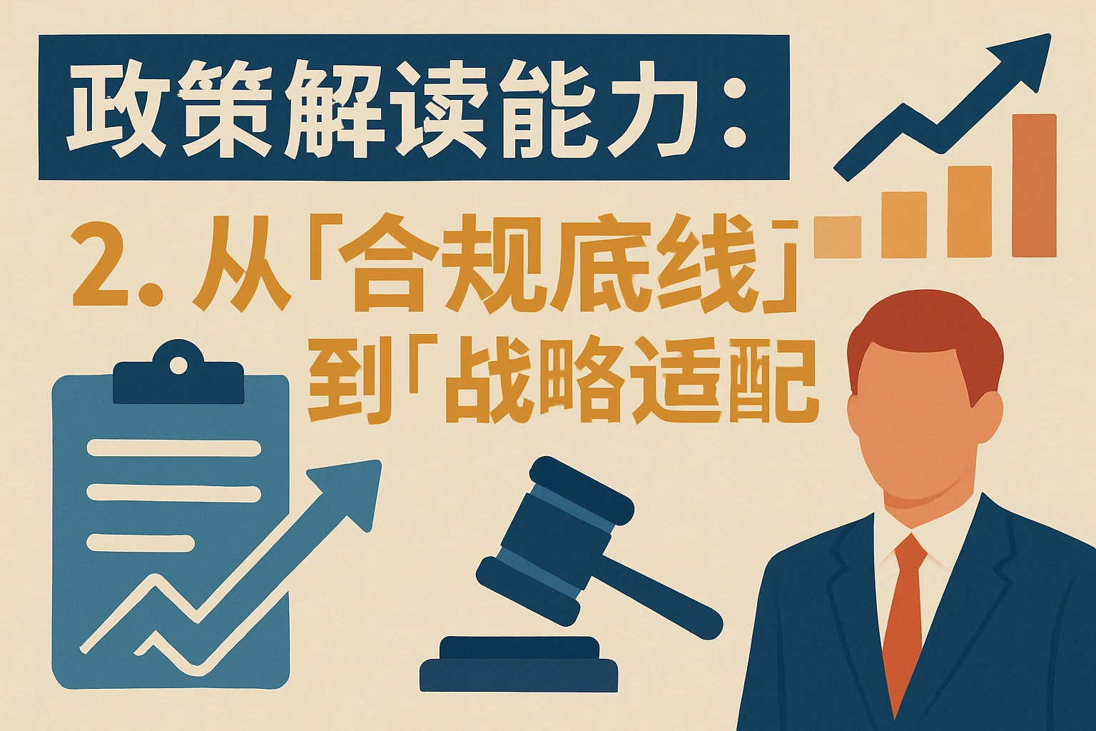 2. 政策解读能力：从“合规底线”到“战略适配”