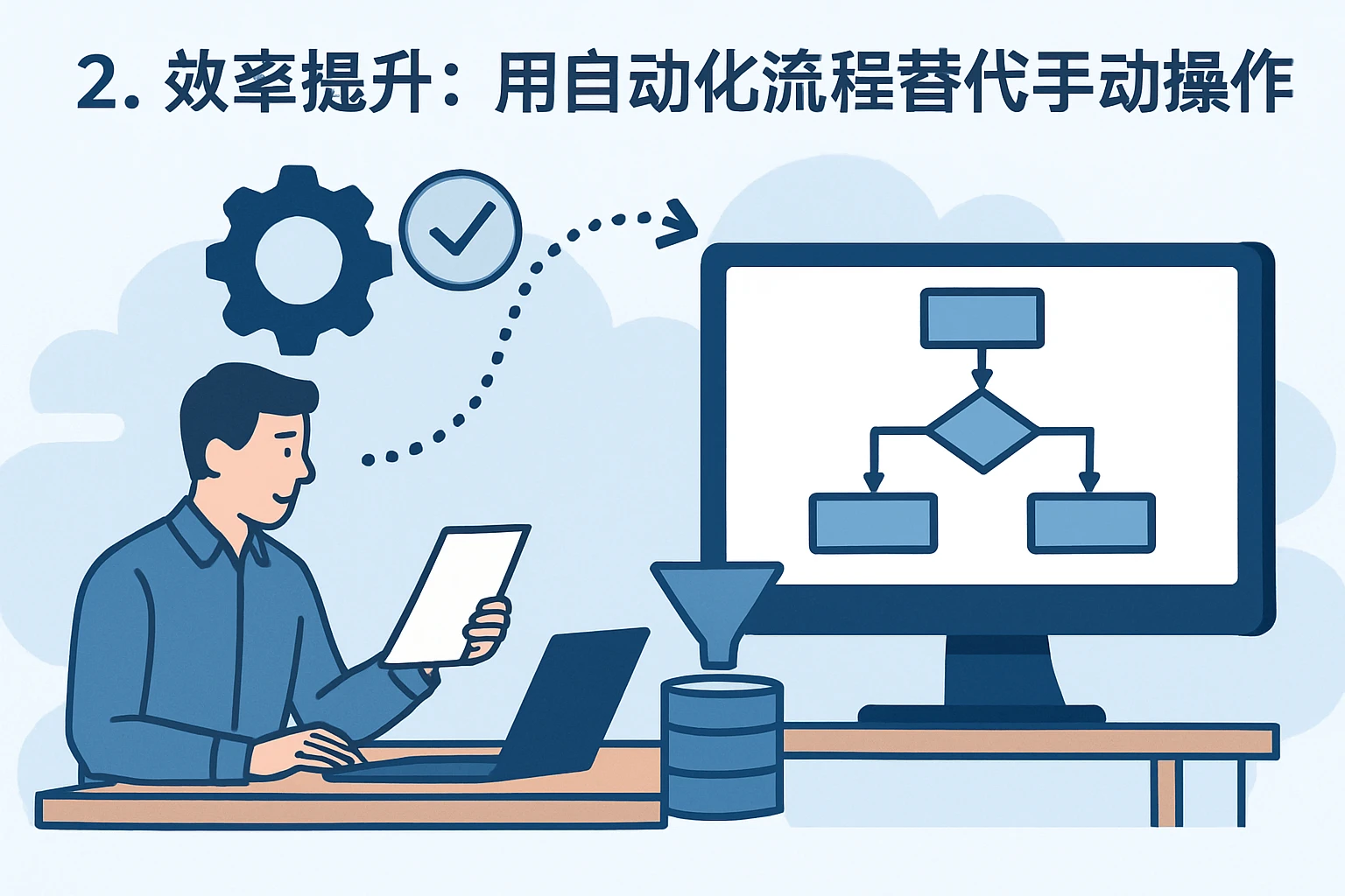 2. 效率提升：用自动化流程替代手动操作