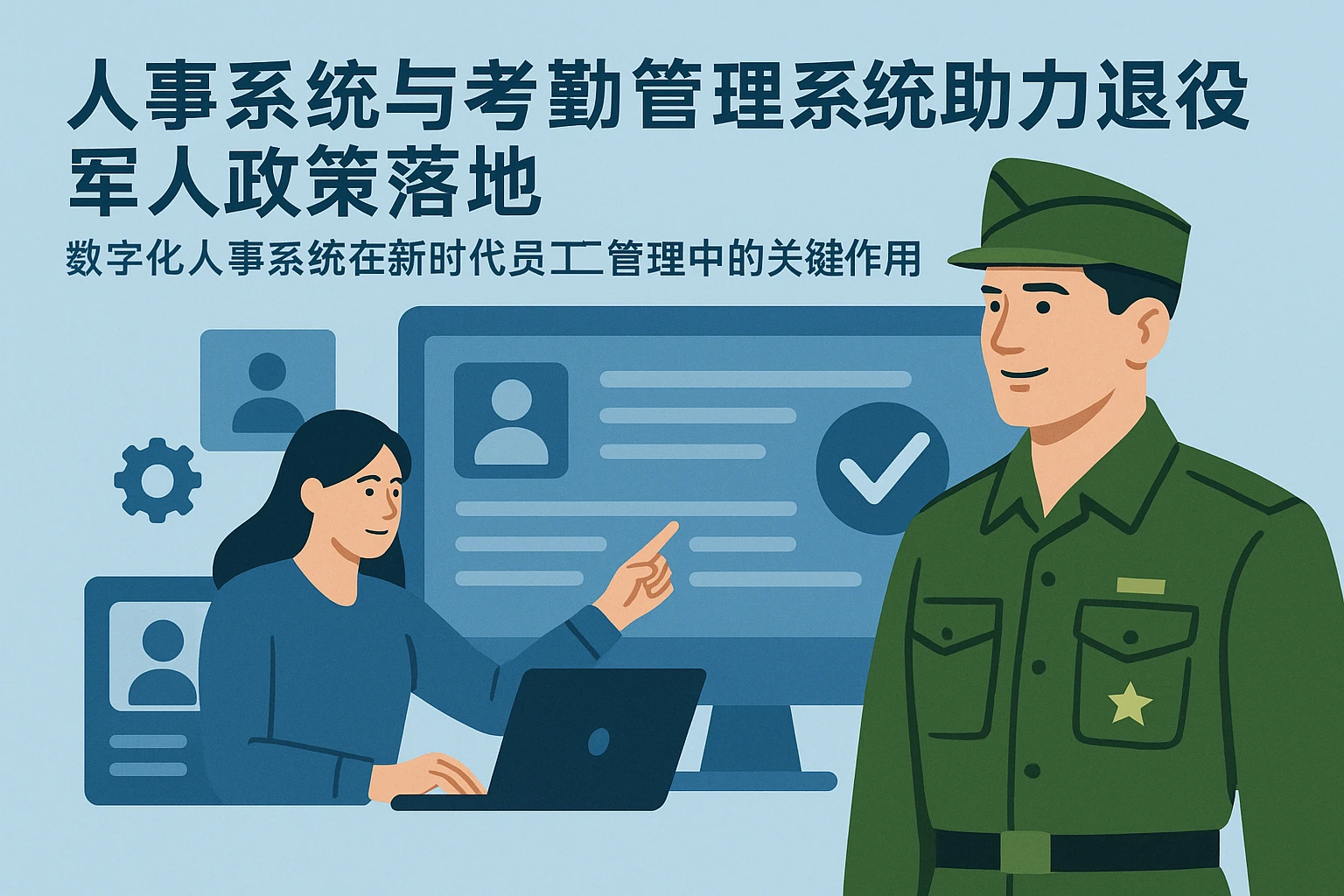 人事系统与考勤管理系统助力退役军人政策落地 —— 数字化人事系统在新时代员工管理中的关键作用