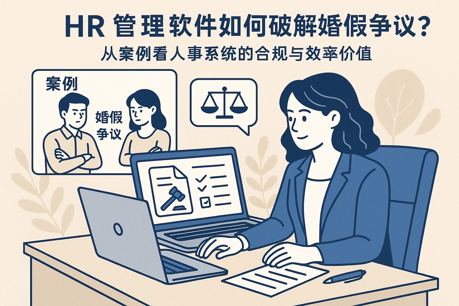 HR管理软件如何破解婚假争议？从案例看人事系统的合规与效率价值