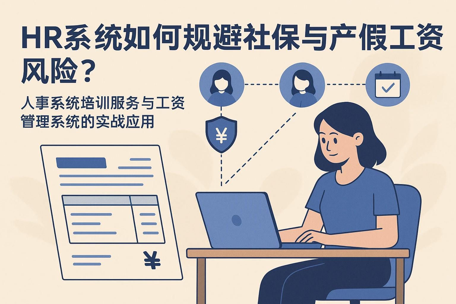 HR系统如何规避社保与产假工资风险？人事系统培训服务与工资管理系统的实战应用