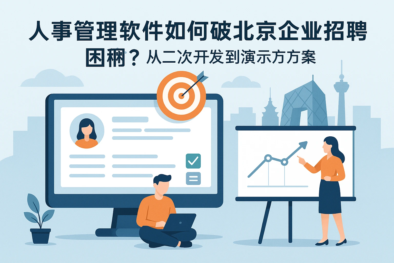 人事管理软件如何破解北京企业户籍招聘困境？从二次开发到演示的解决方案