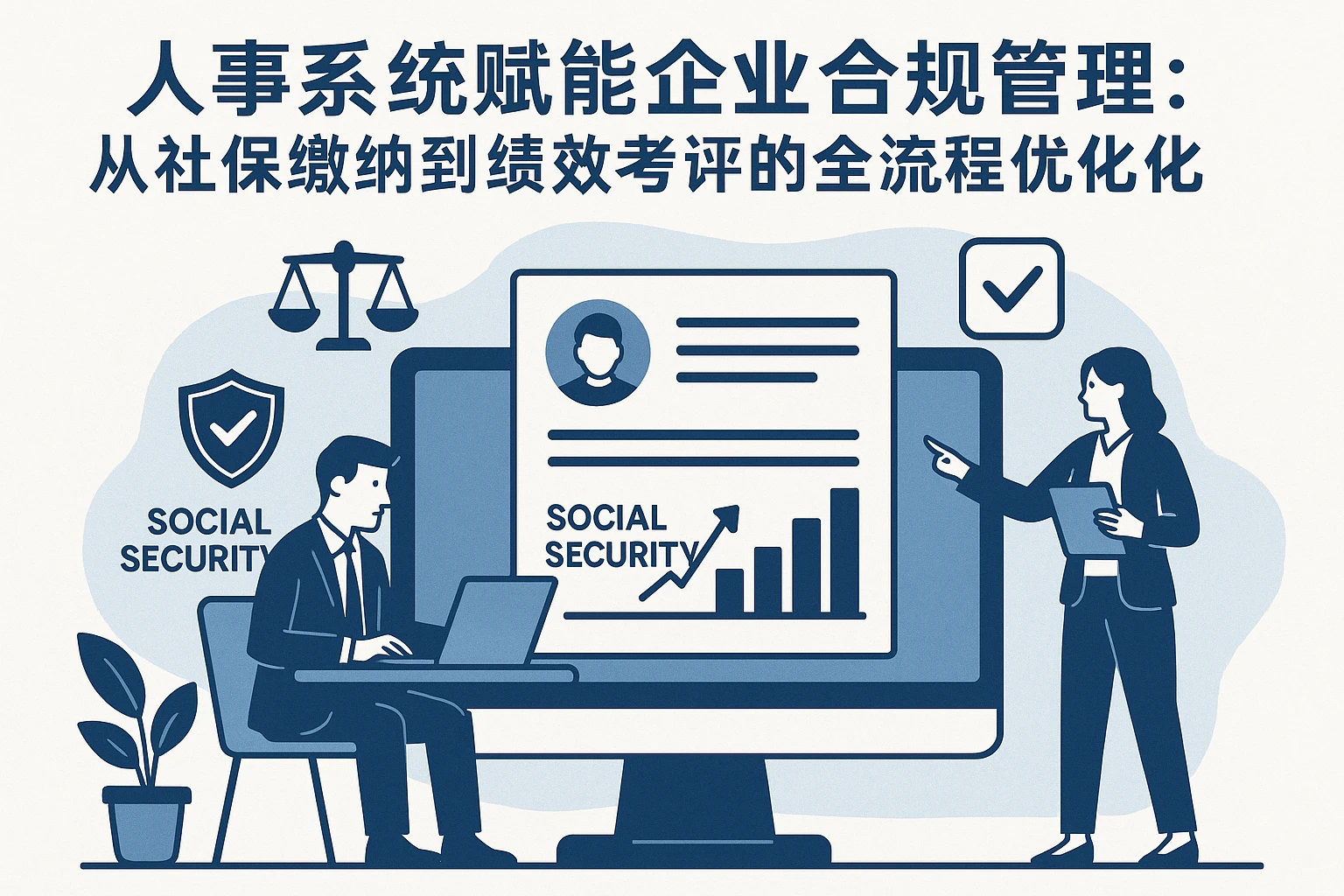 人事系统赋能企业合规管理：从社保缴纳到绩效考评的全流程优化
