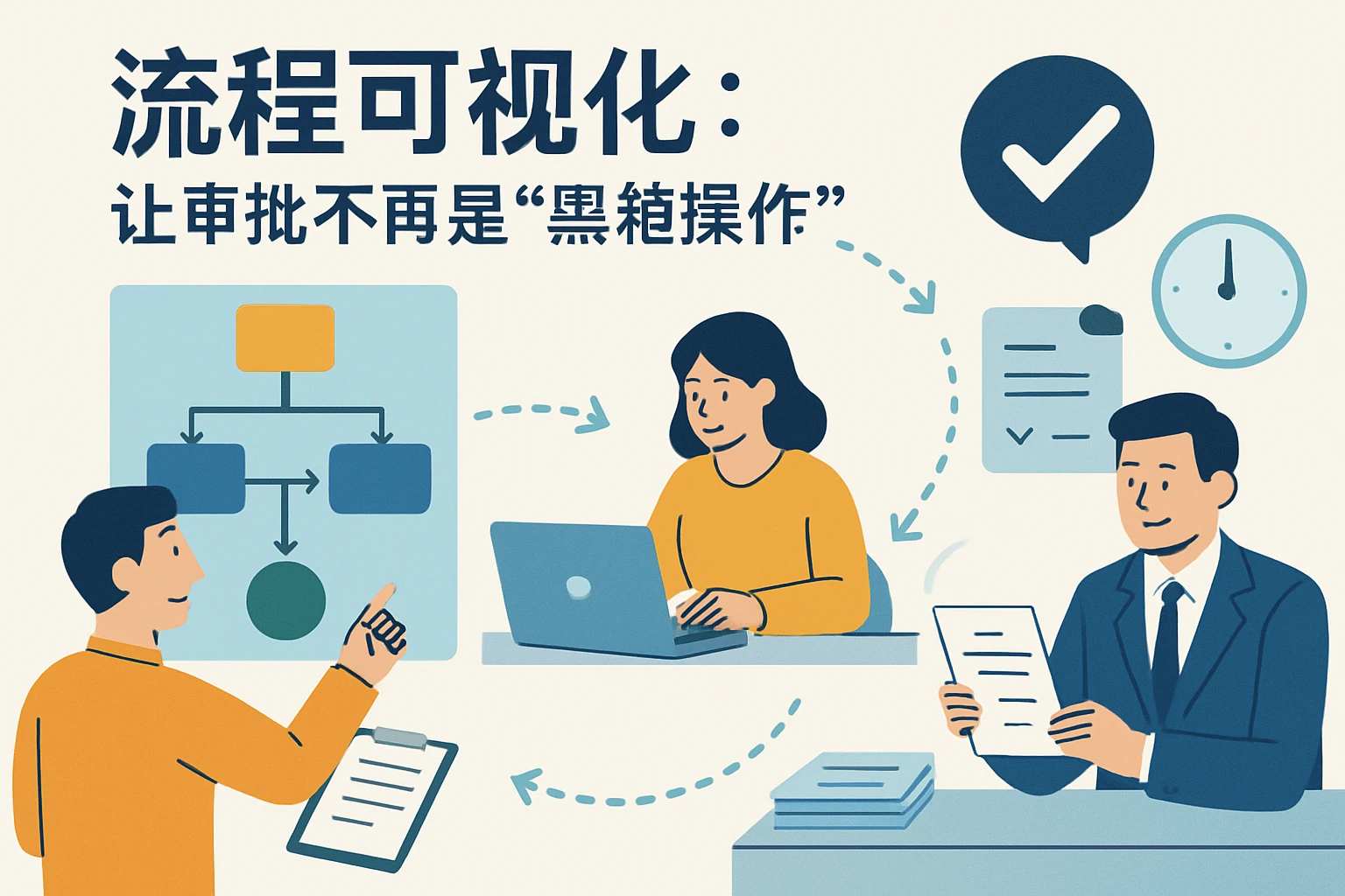 1. 流程可视化：让审批不再是“黑箱操作”