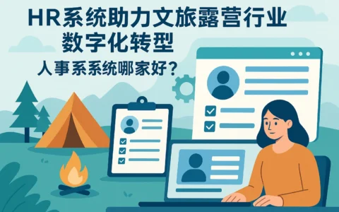 HR系统助力文旅露营行业数字化转型：人事系统哪家好？