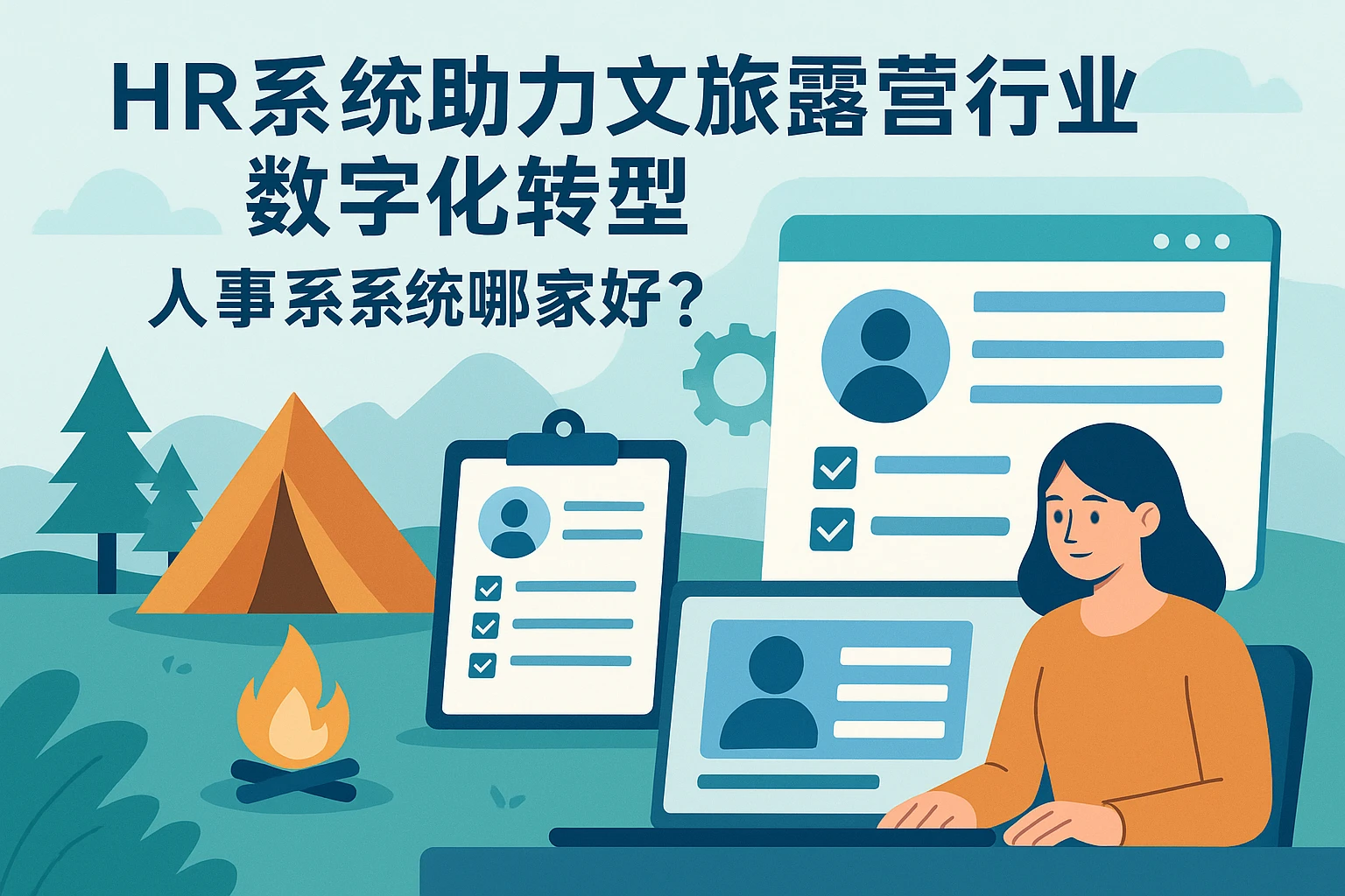 HR系统助力文旅露营行业数字化转型：人事系统哪家好？