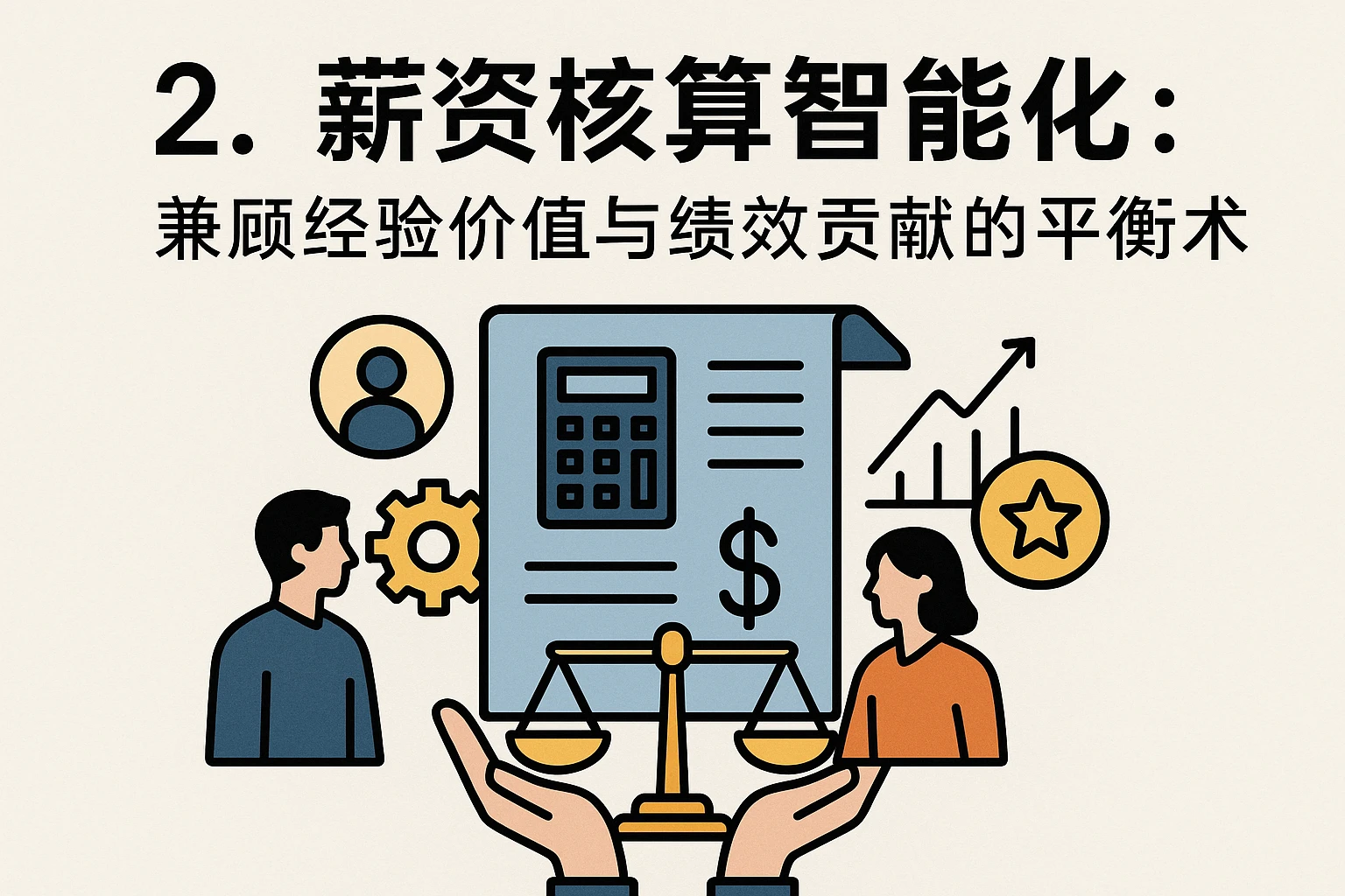 2. 薪资核算智能化：兼顾经验价值与绩效贡献的平衡术