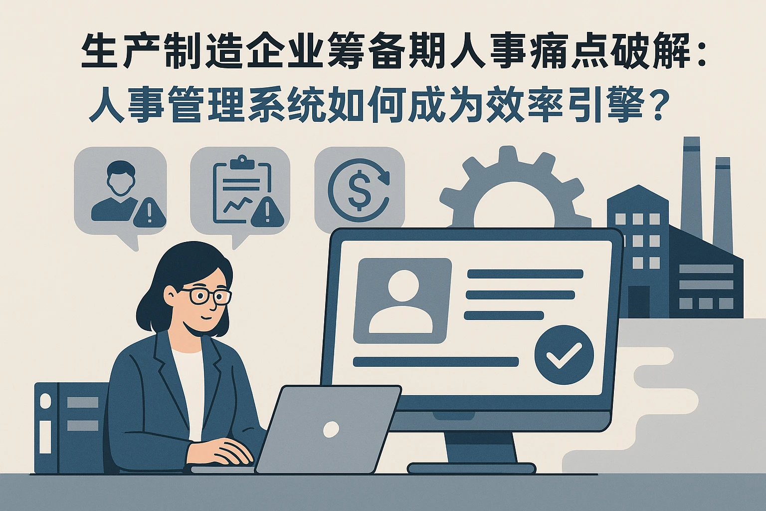 生产制造企业筹备期人事痛点破解：人事管理系统如何成为效率引擎？