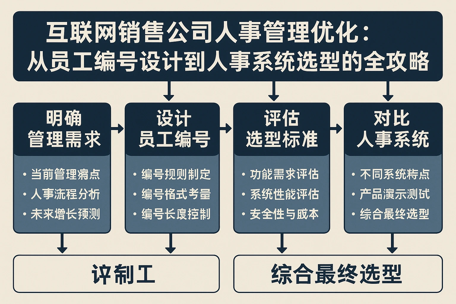 互联网销售公司人事管理优化：从员工编号设计到人事系统选型的全攻略