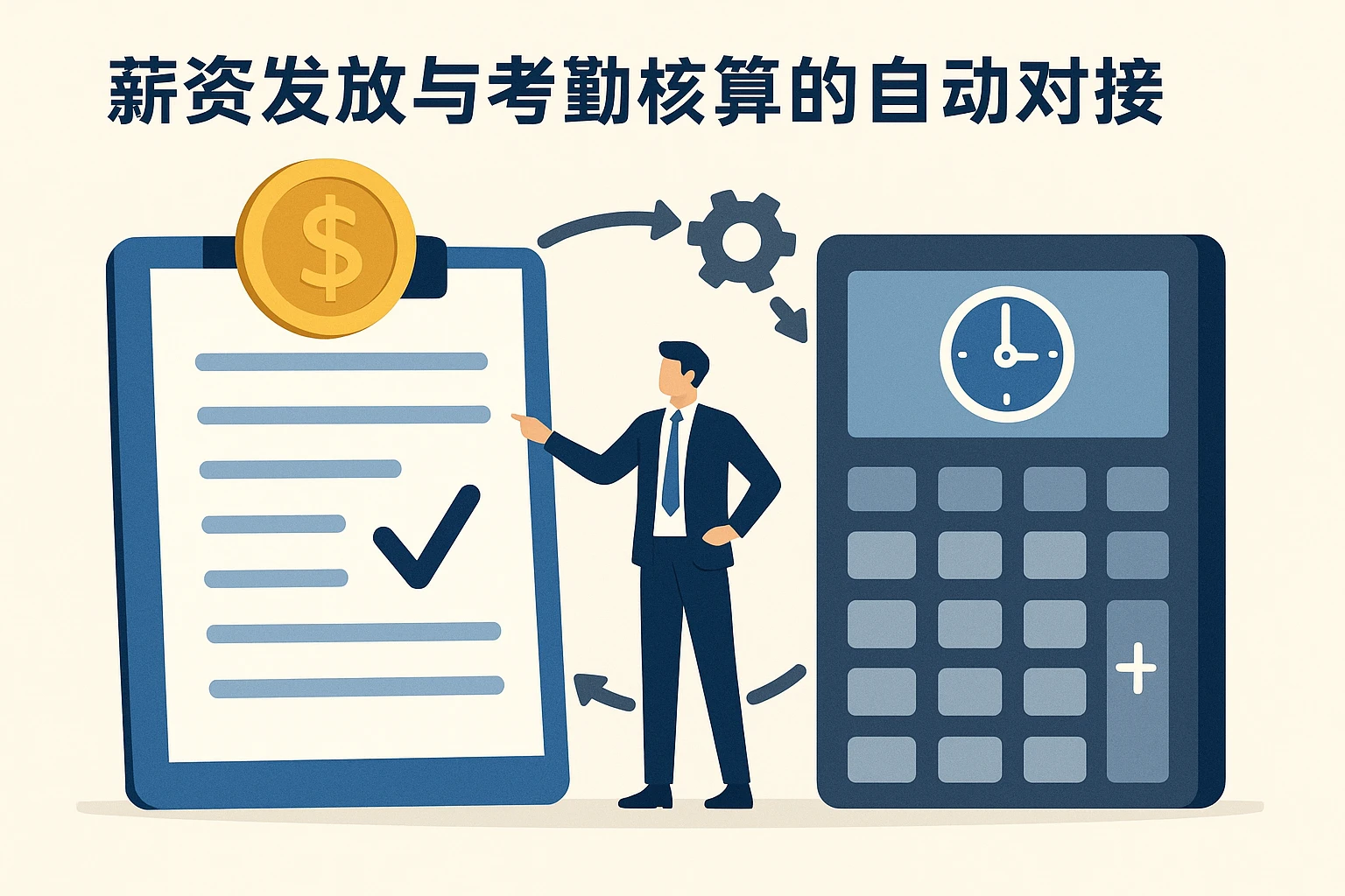 薪资发放与考勤核算的自动对接