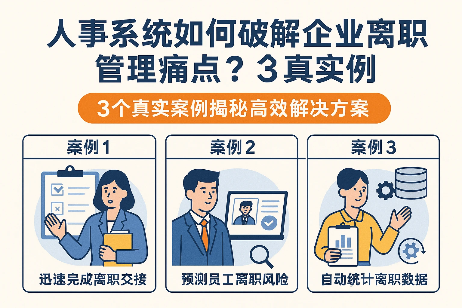 人事系统如何破解企业离职管理痛点？3个真实案例揭秘高效解决方案